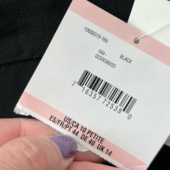 NWT Kasper black dress pants petites - Picture 12 of 14